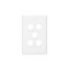 Picture of Switch Grid Plate and Cover, Classic C2000 Series, 5 Gang, Less Mechanism
