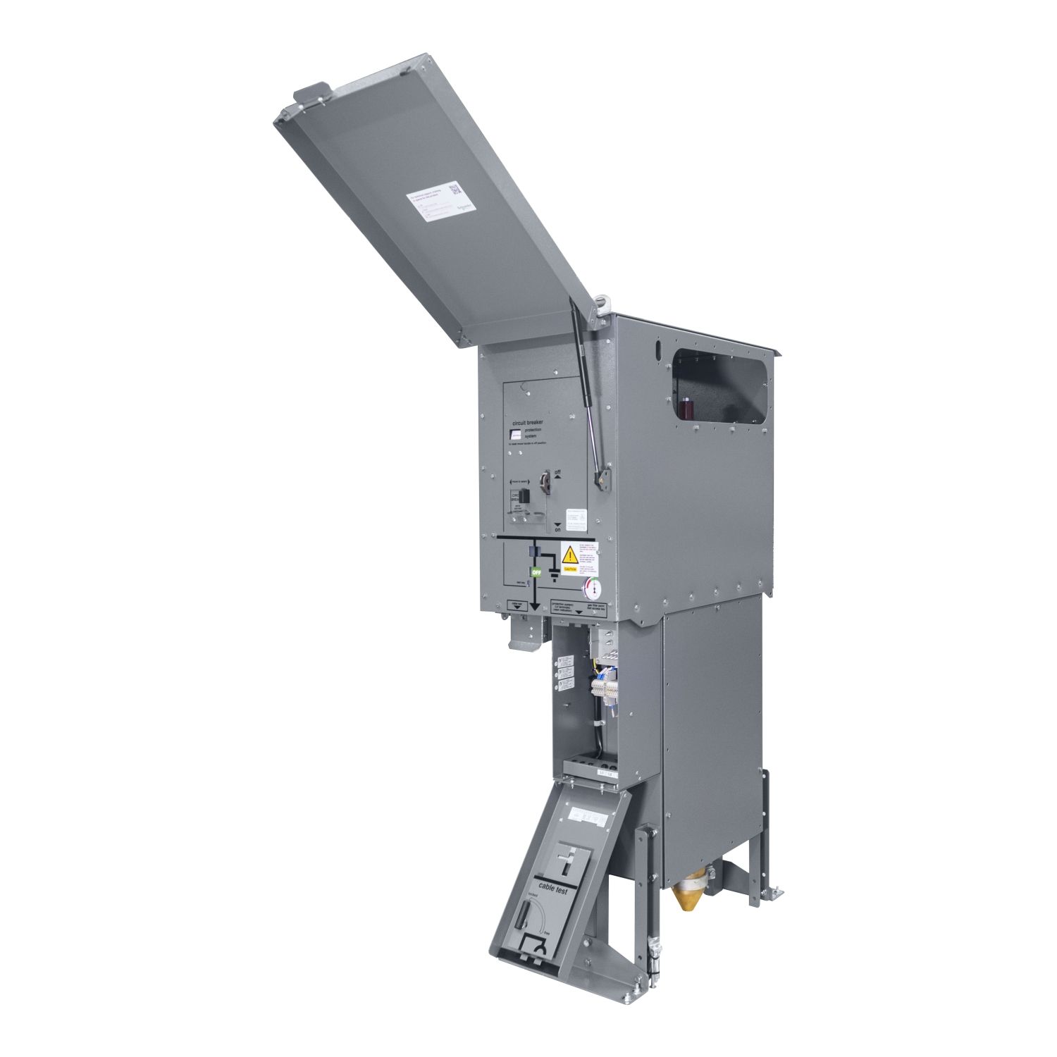 Picture of Circuit breaker, Ringmaster, extensible 630A, circuit breaker 13.8kV, 21kA/3s, 95kV, VIP400, shunt, VPIS, motor provision