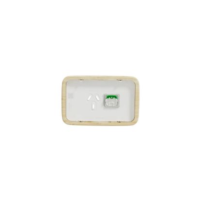 Picture of Essence Single Power Point Skin, Clipsal Iconic, Horizontal Mount, 250V, 10A, Clip-On