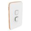 Picture of Essence Switch Plate Skin, Clipsal Iconic, 1 Gang, COOKER, Vertical/Horizontal Mount, 45A, Clip-On