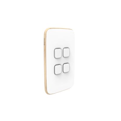 Picture of Essence Switch Plate Skin, Clipsal Iconic, 4 Gang, Vertical/Horizontal, Clip-On