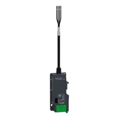 Picture of PowerLogic voltage adapter, from 110 to 400 VAC, 4 wires, overvoltage cat III, 4 wires, RJ45 output to LV150