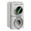 Picture of Switched Socket, Easy56, 3 Pin, 15A, 250V