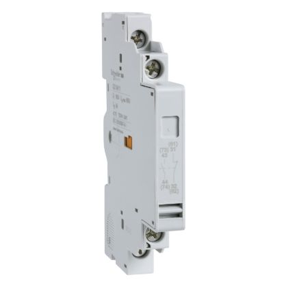 Picture of Auxiliary contact block,Easy TeSys Power,2NO,mounted on left hand side