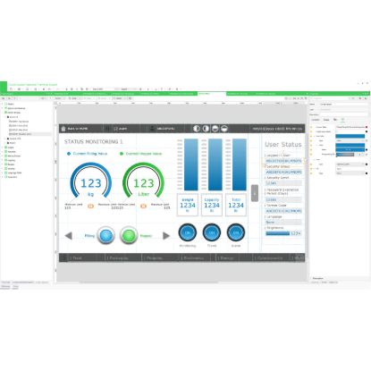 Picture of Professional buildtime license, EcoStruxure Operator Terminal Expert, version 3.x, single, 1 station, permanent, digital