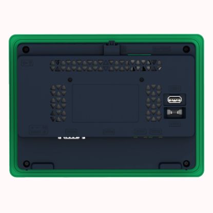 Picture of touch panel screen, Harmony ST6, 7inch wide display, 2COM, 2Ethernet, USB host and device, 24V DC