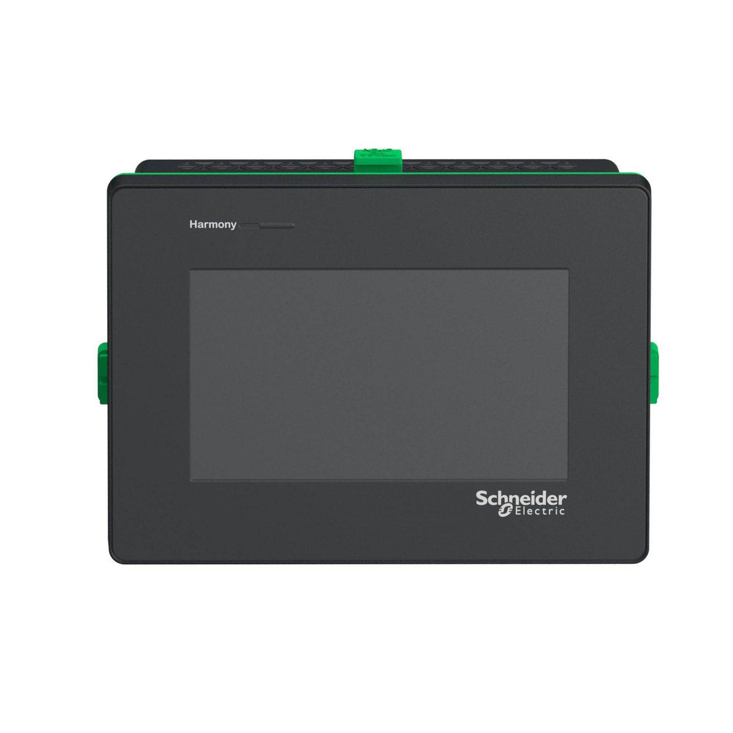 Picture of touch panel display ,Harmony STM6, 4inch wide display, 1COM, 2Ethernet, USB host and device, 24V DC