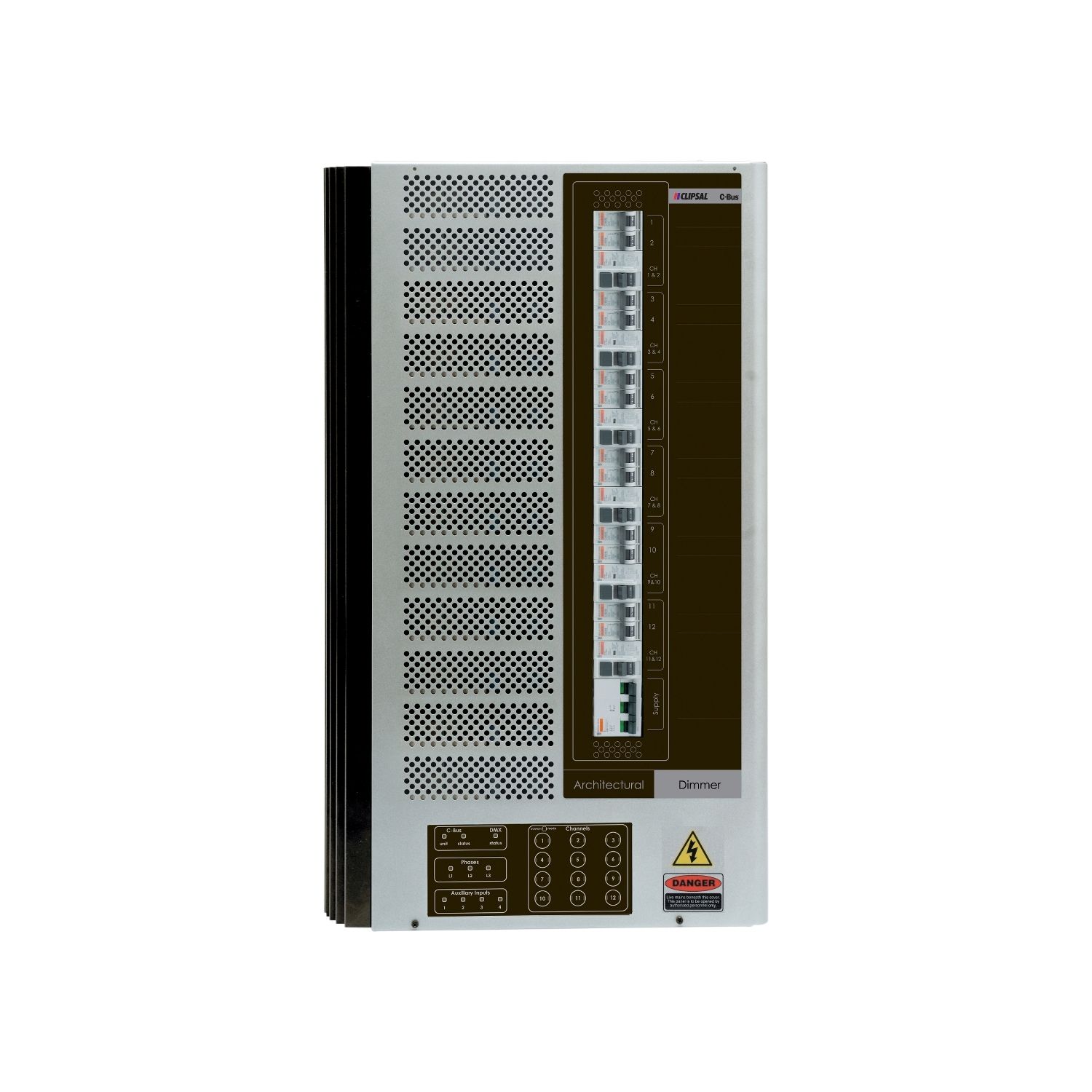 Picture of Architectural Dimmer, C-Bus, with 6 RCD, Universal, 12 Channel, 10A