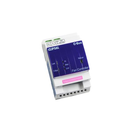 Picture of Relay, C-Bus, DIN Rail Mounted, Fan Control, 240V AC, 1 Channel, 1.5A, Without C-Bus Power Supply