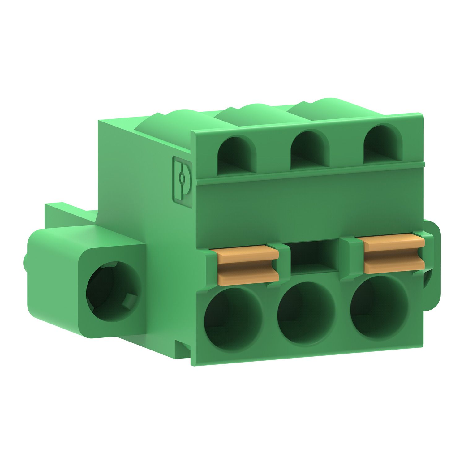 Picture of Terminal block,TeSys Giga contactor,for LC1G,control module,push-in terminals