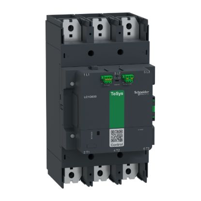 Picture of High power contactor, TeSys Giga, 3 pole (3NO), AC-3 <=440V 800A, advanced version, 200…500V wide band AC/DC coil