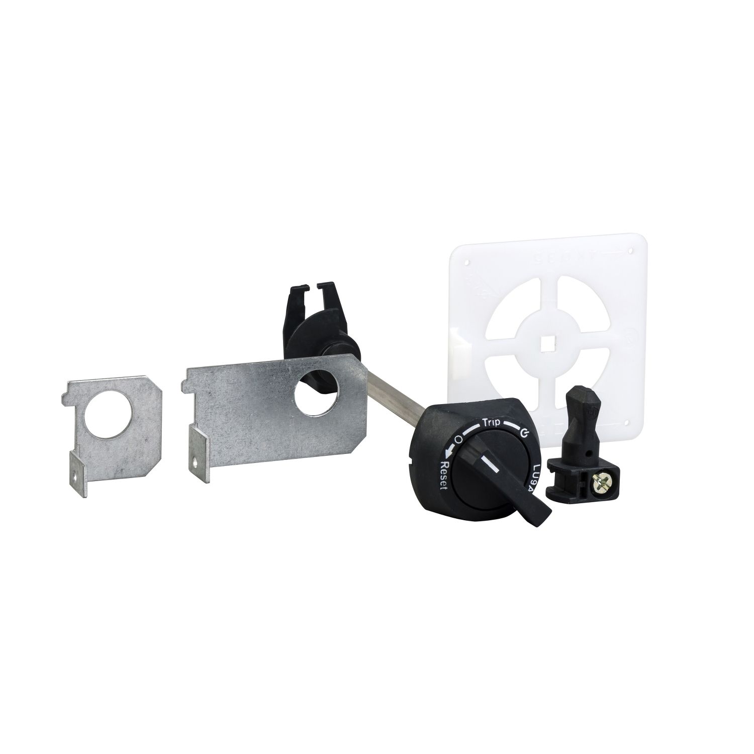 Picture of Rotary handle kit, TeSys Ultra, black, with trip indication,with extended rotary handle, for MCC drawer
