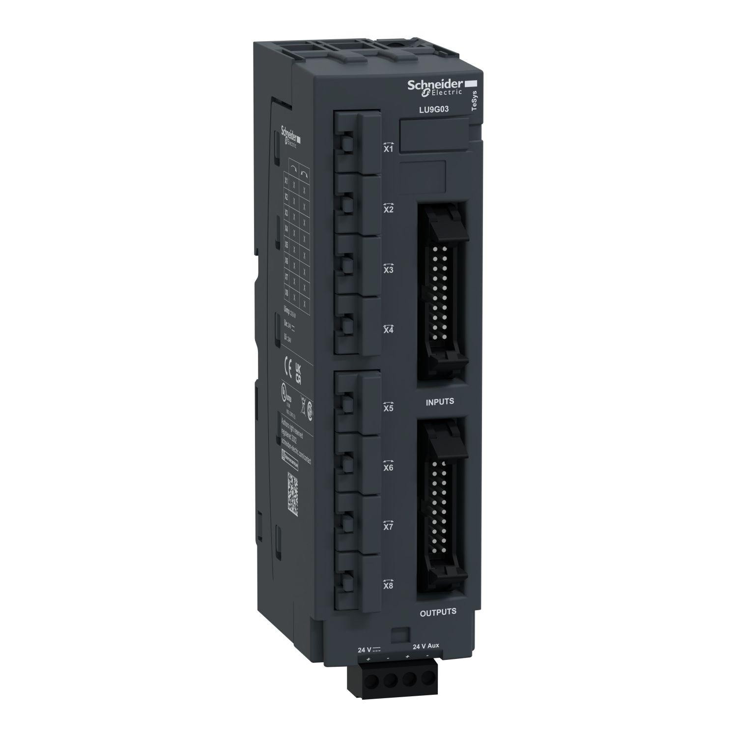 Picture of Splitter block, TeSys Ultra, 24 VDC, for 8 directs starters and reversing starters