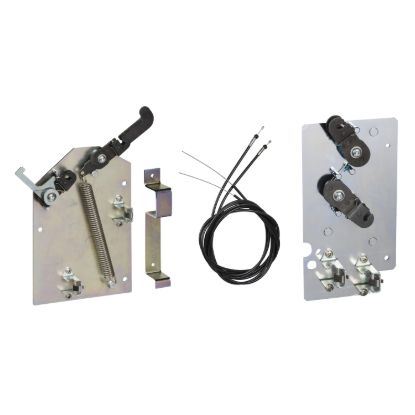 Picture of Cable type door interlock, MasterPact MTZ1 fixed, complete assembly, spare part