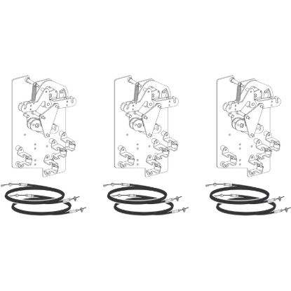 Picture of Mechanical interlocking, MasterPact MTZ2/MTZ3 fixed/drawout, 1 cable interlocking kit, 2S/1C, spare part