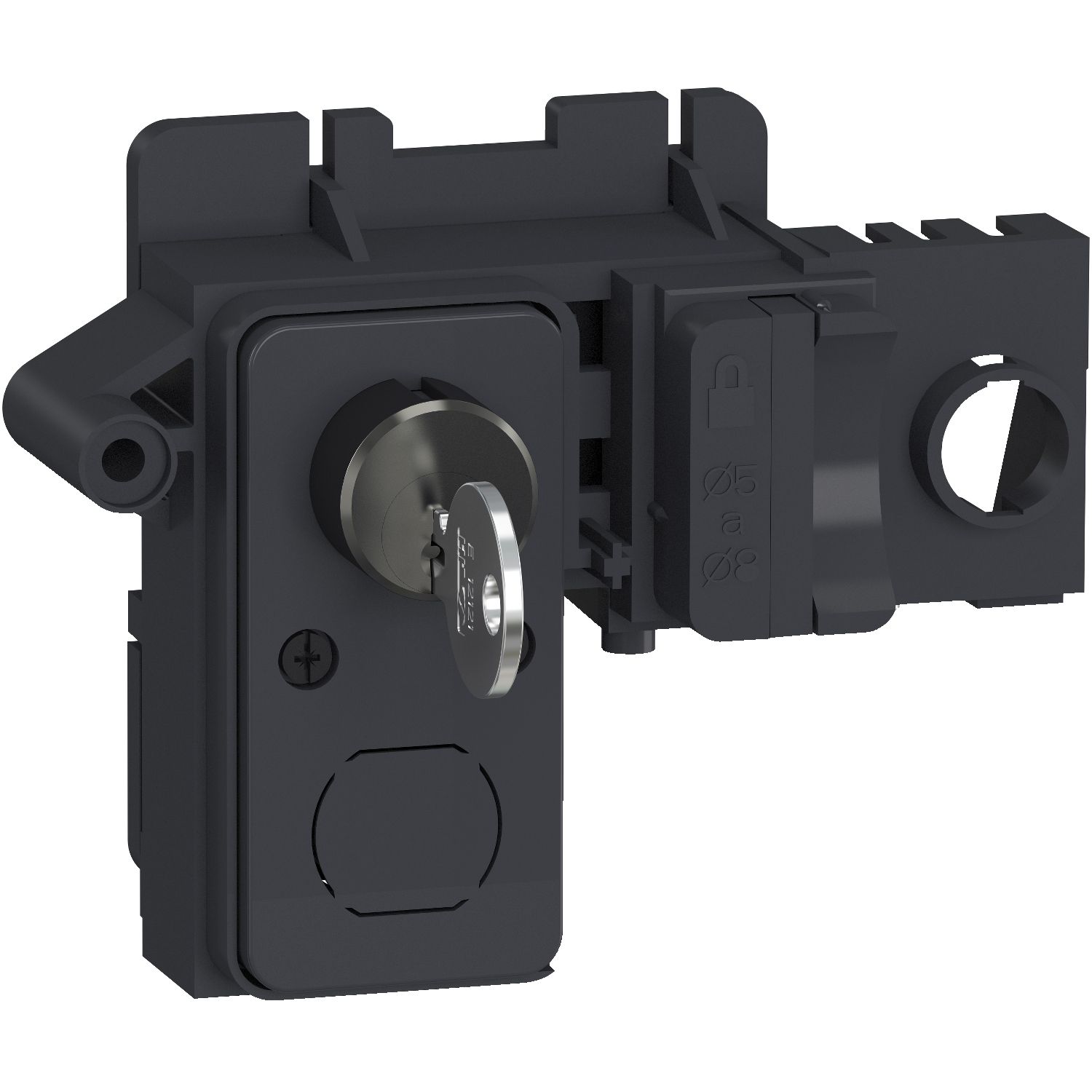 Picture of Locking device, MasterPact MTZ2/MTZ3 fixed/drawout, OFF position locking, Ronis keylock, 1 lock with 1 key, spare part