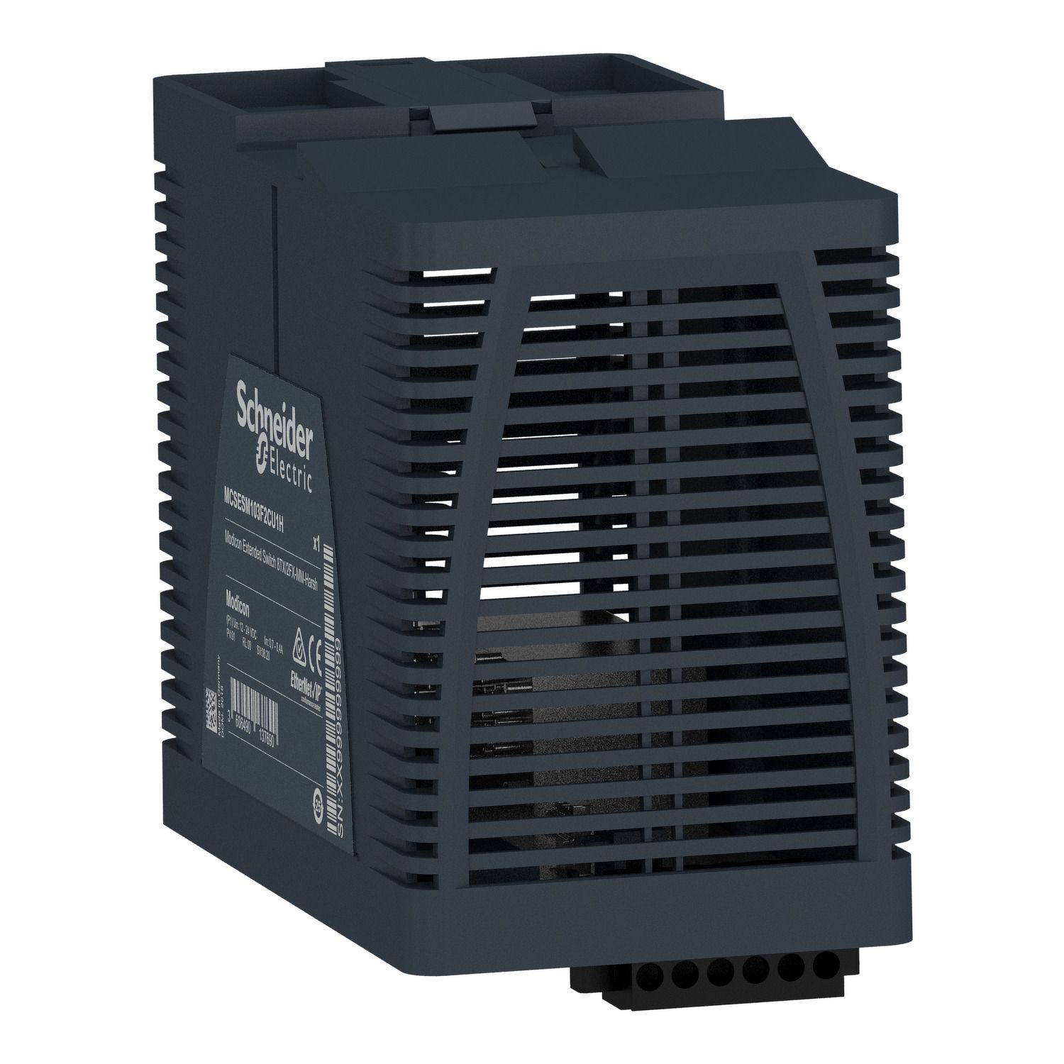 Picture of Modicon Extended Managed Switch - 8 ports for copper + 2 ports for fiber optic multimode - Harsh