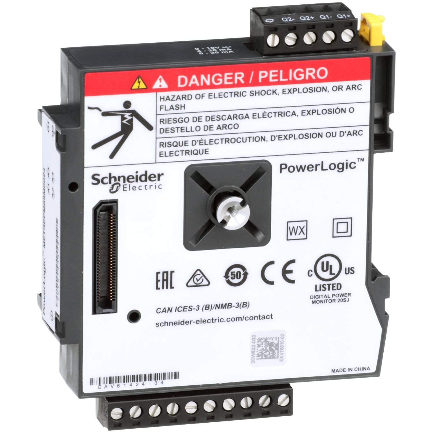 Picture of PowerLogic PM8000 - I/O Module - Analogue - 4 inputs + 2 outputs