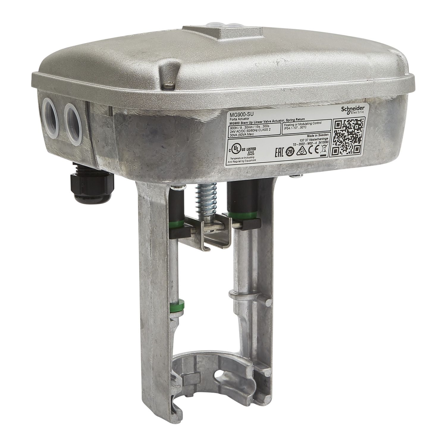 Picture of SpaceLogic MG900-SR Actuator, Spring Return UP, 24Vac/dc,  900N, IP54
