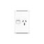 Picture of Single Power Point, Pro Series, Vertical Mount, 250V, 15A