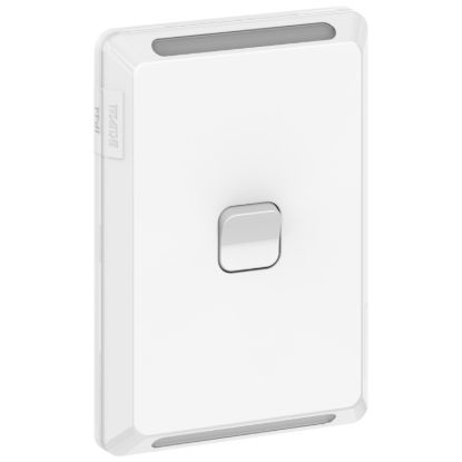 Picture of Switch, Pro Series, Vertical 1 Gang, 1/2 Way 20A, /16AX 230/240V, IP44