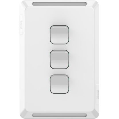 Picture of Gridplate and Skin, Pro Series, 3 Gang, Vertical/Horizontal Mount
