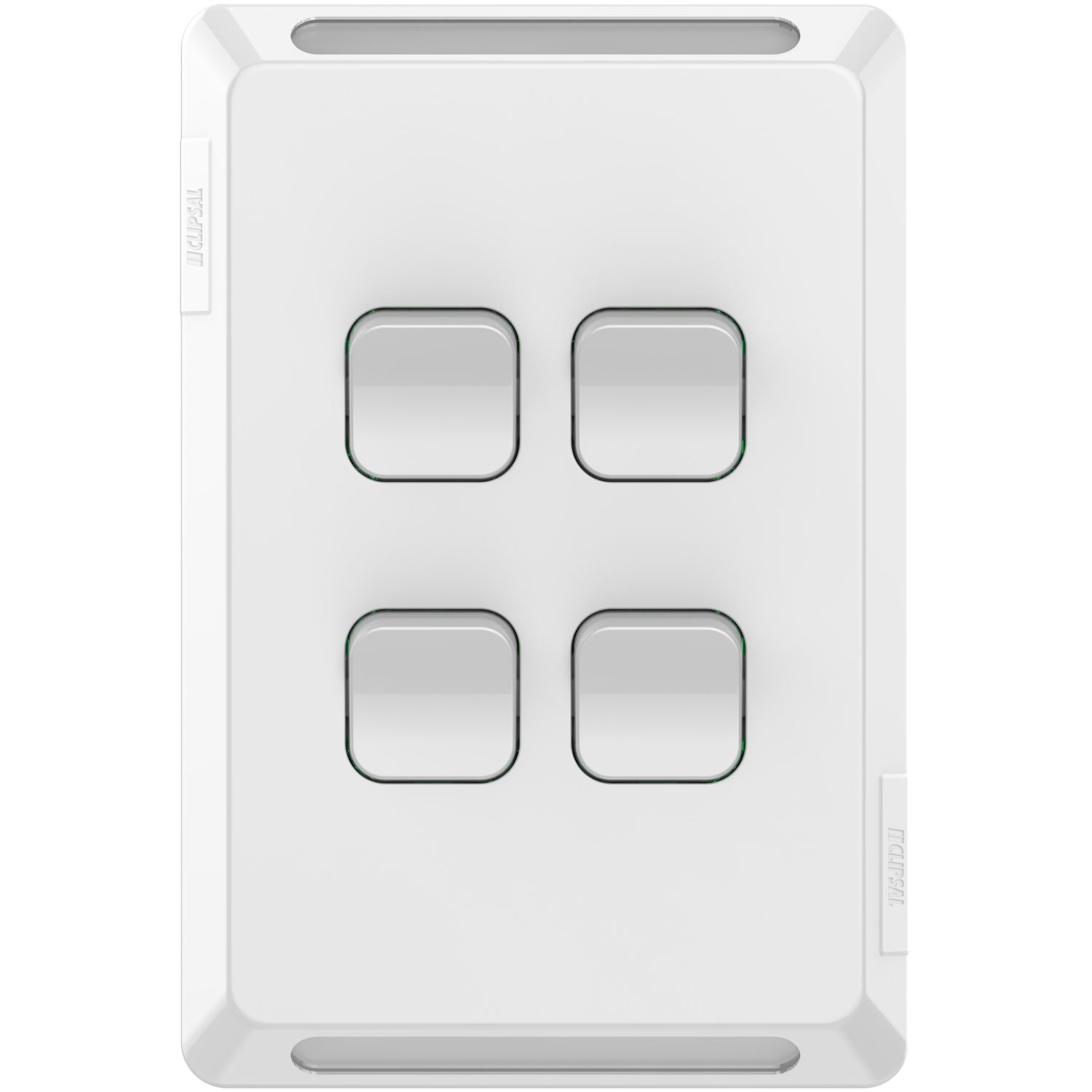 Picture of Gridplate and Skin, Pro Series, 4 Gang, Vertical/Horizontal Mount