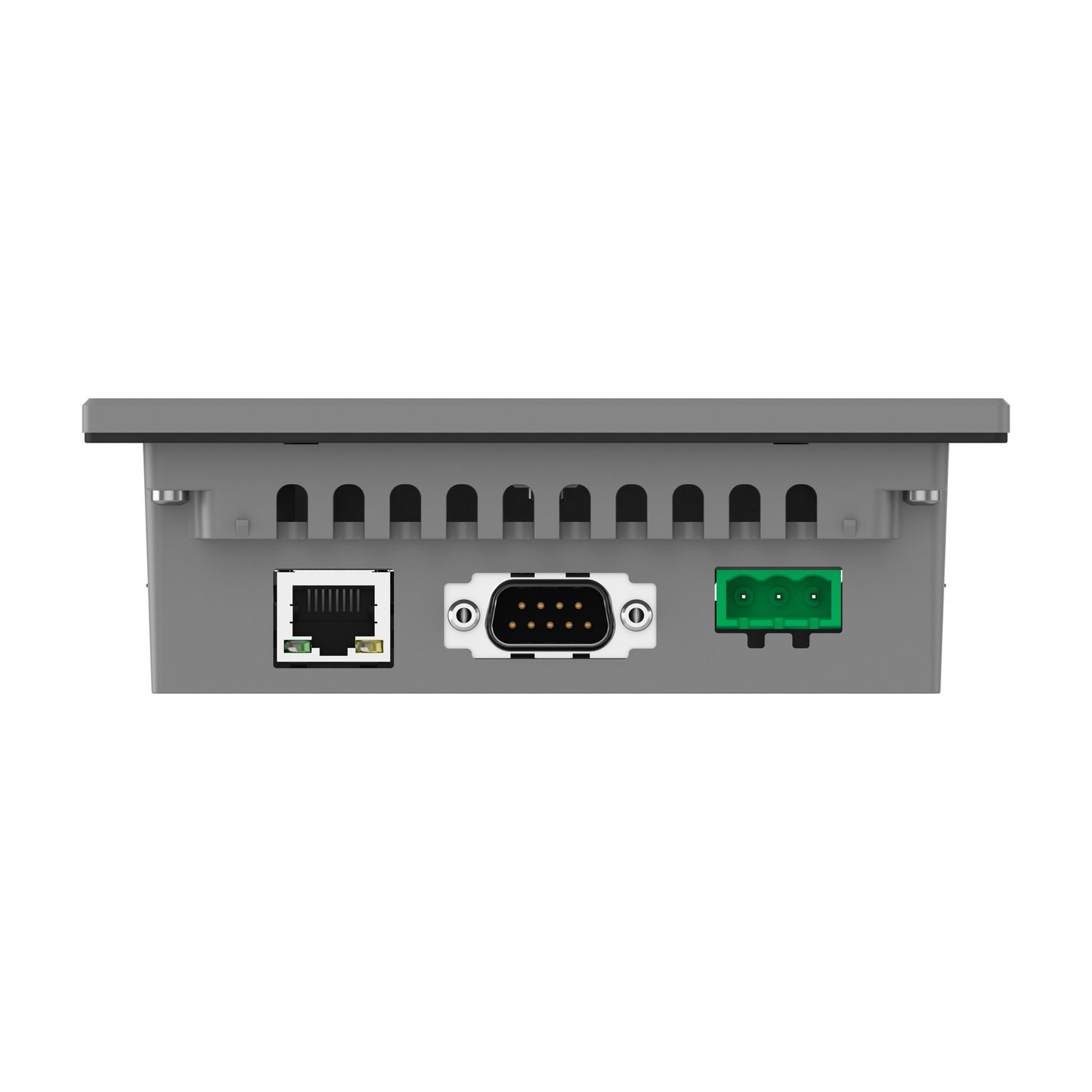 Picture of 4"W touch panel display, 1COM, 1Ethernet, USB host&device, 24VDC