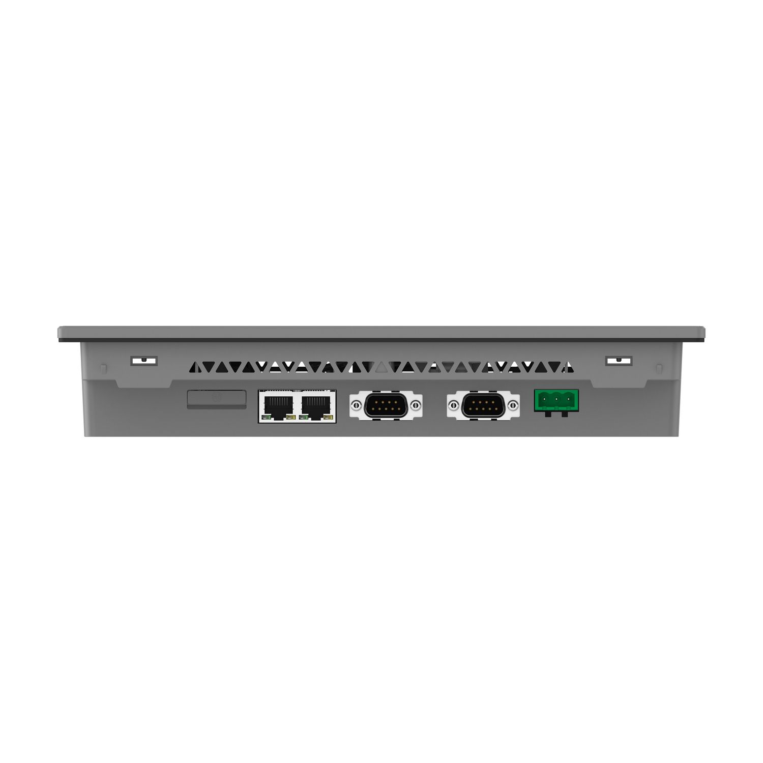 Picture of 10"W touch panel display, 2COM, 2Ethernet, USB host&device, 24VDC