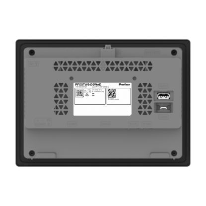 Picture of 7"W touch panel display, 1COM, 2Ethernet, USB host&device, 24VDC