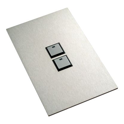 Picture of Reflection Wall Switch, C-Bus, 2 Gang