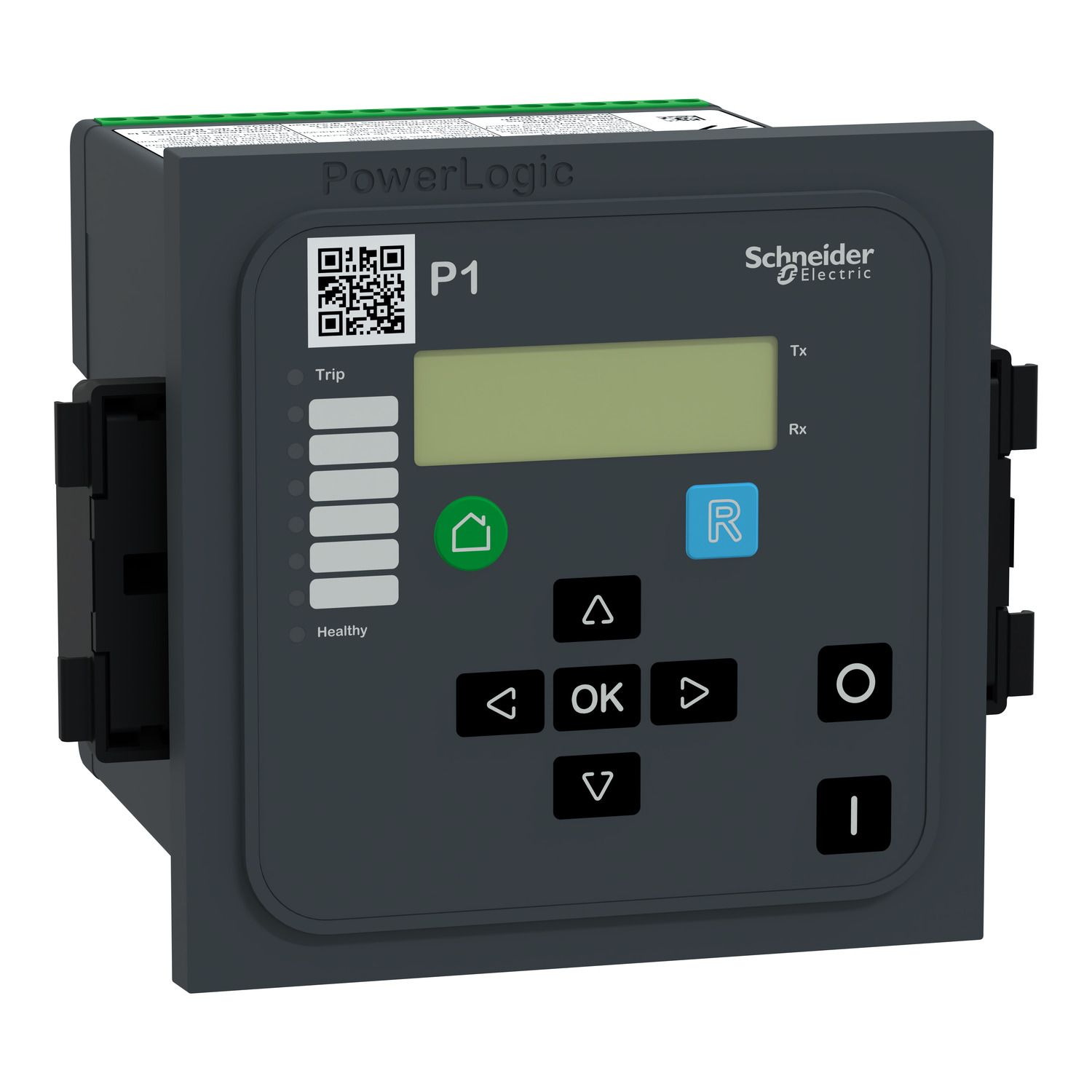 Picture of protection relay PowerLogic P1F 24-250V 3CT 1Io: 0.01-2IN 0DI-4DO