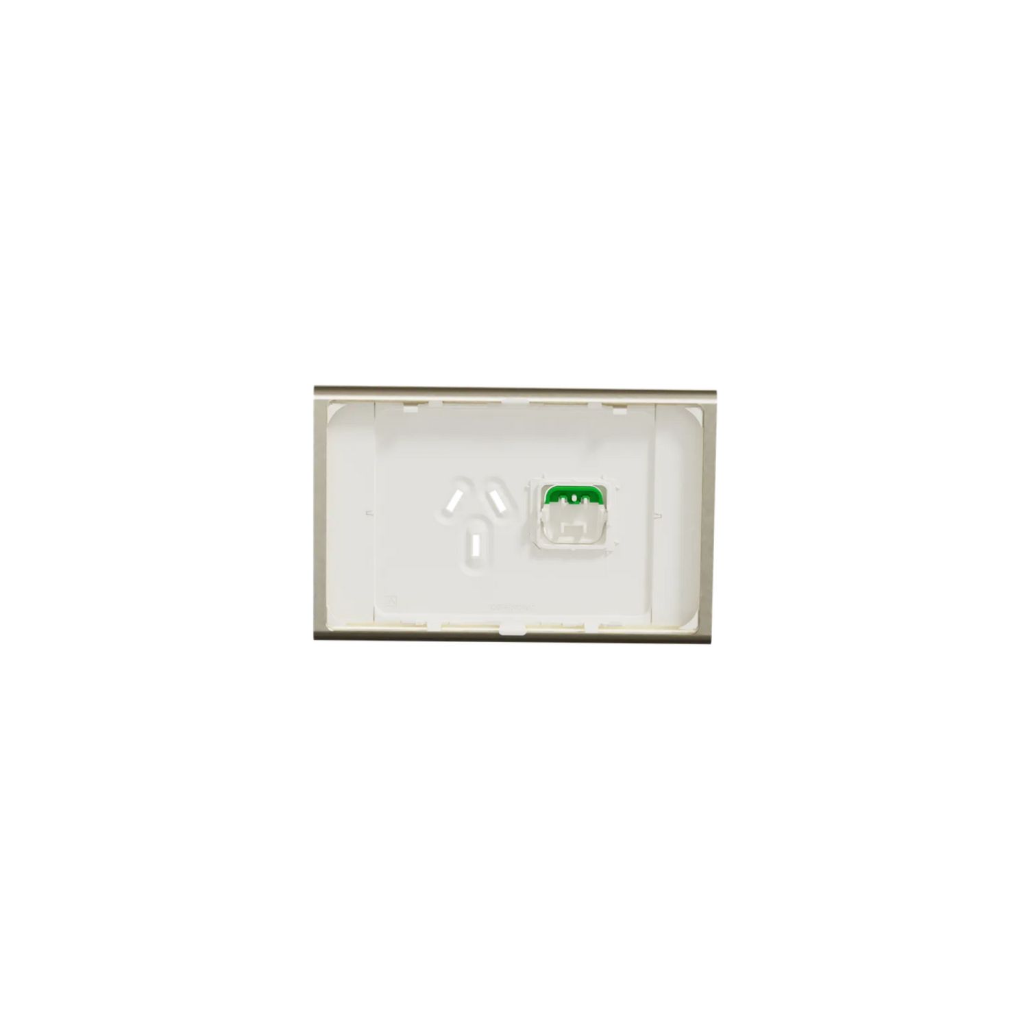 Picture of Styl Single Power Point Skin, Clipsal Iconic, Horizontal Mount, 250V, 10A