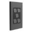 Picture of Styl Switch Plate Skin, Clipsal Iconic, Vertical/Horizontal, 5 Gang