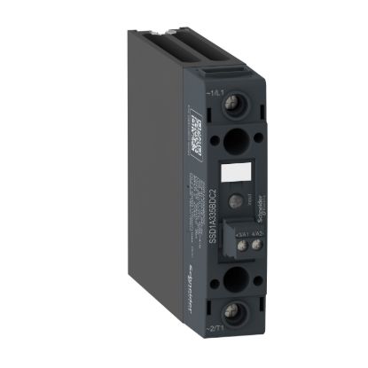 Picture of DIN rail mount relay,  Harmony Solid State Relays, 35A, zeroVoltage switching, contactor configuration, input 4...32V DC, output 48...600V AC