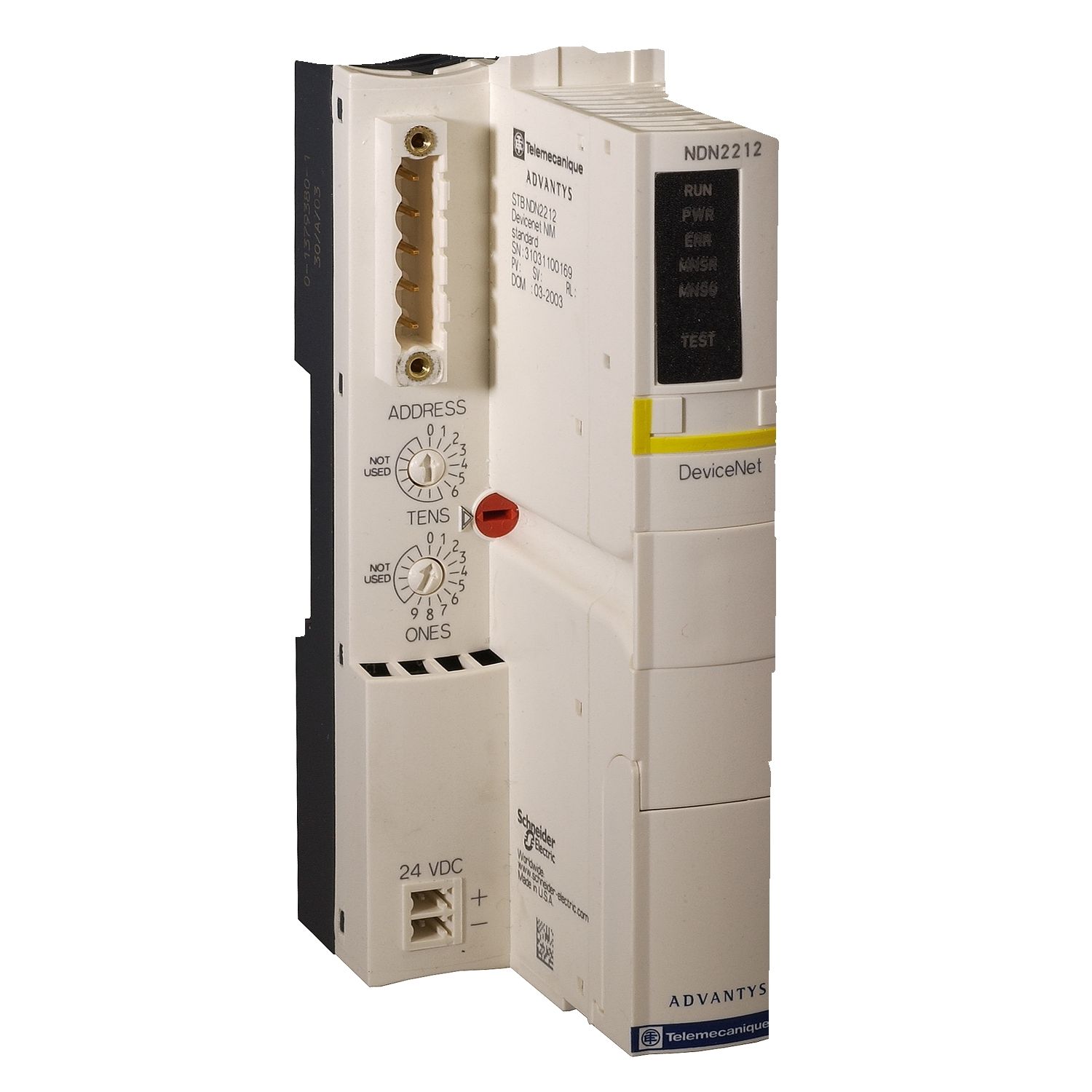 Picture of standard Network Interface Module STB - DeviceNet - 125..500 kbit/s