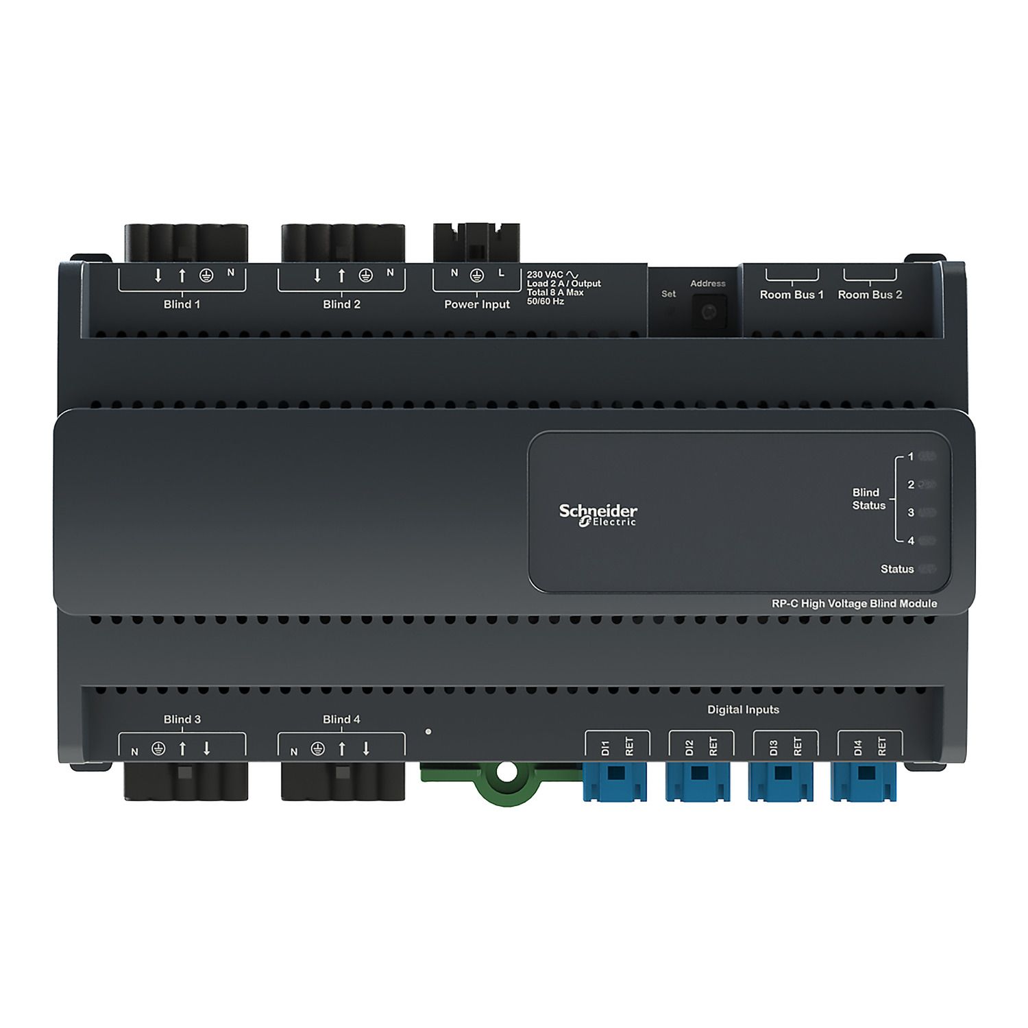 Picture of Output blind expansion module, SpaceLogic RP Expansion Modules, 4 channel, high voltage