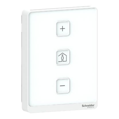 Picture of SmartX Cover Plate, for Sensor Base, 3 Buttons, No Display, Setpoint, Override, Optimum White Cover