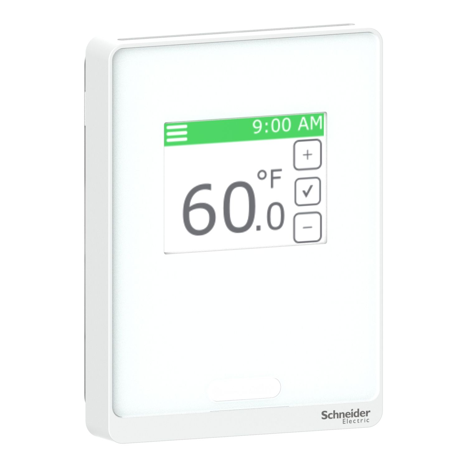 Picture of SmartX Cover Plate, for Sensor Base, Touchscreen, Setpoint, Override, PIR, Optimum White Cover