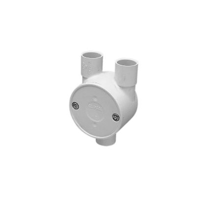 Picture of Tangential Junction Box, Clipsal - Cable Management, 20mm I.D, 3 Way Entry, Y-type