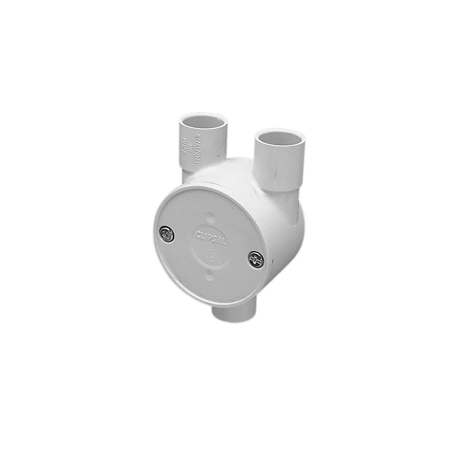 Picture of Tangential Junction Box, Clipsal - Cable Management, 25mm I.D, 3 Way Entry, Y-type