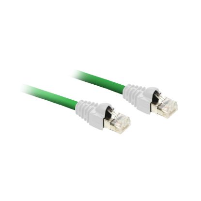 Picture of Ethernet ConneXium cable - shielded twisted pair - 2 x rugged RJ45 - UL - 3 m