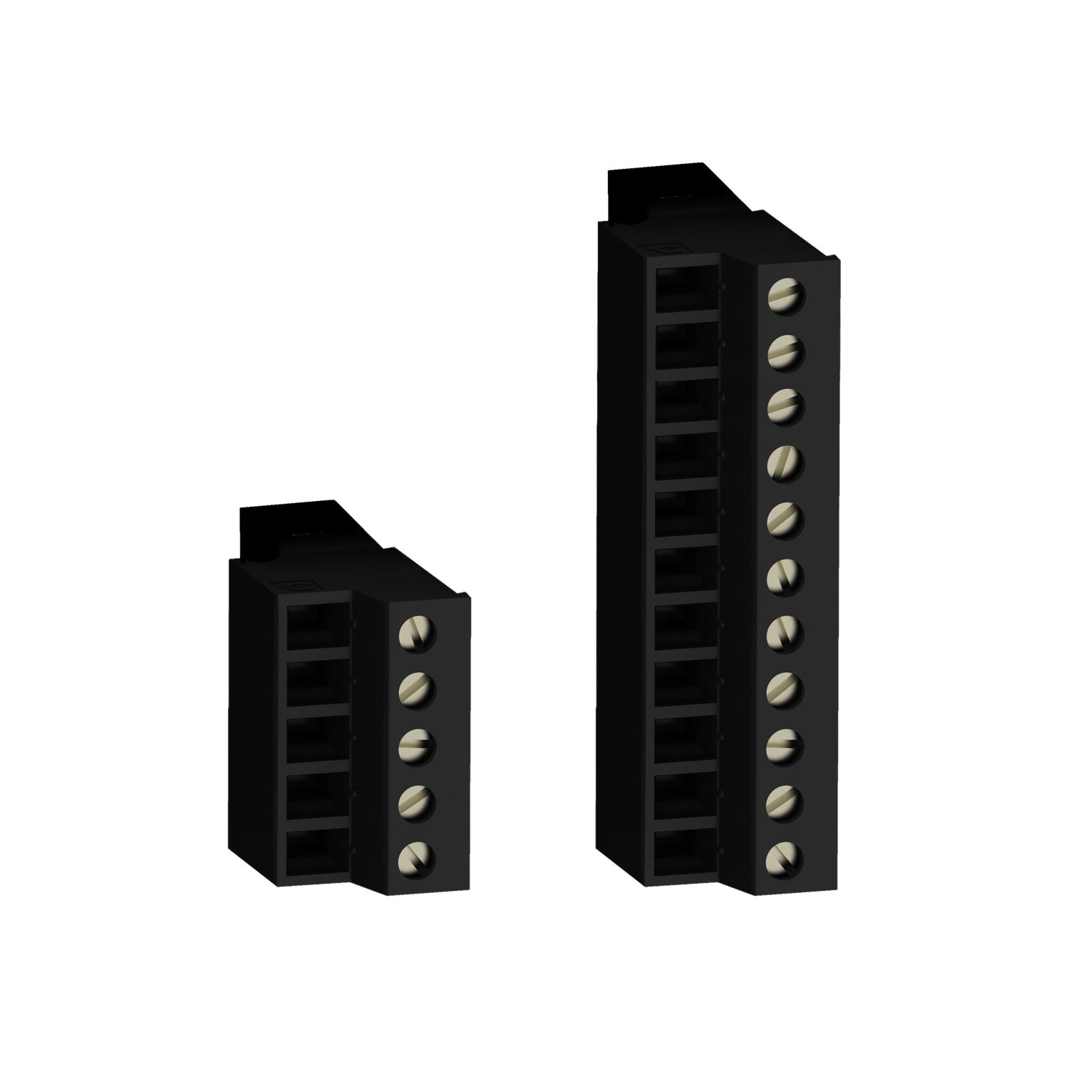 Picture of Set of connector, Logic/motion controller Modicon M262, Screw connectors, 5 + 11 conn. Blocks