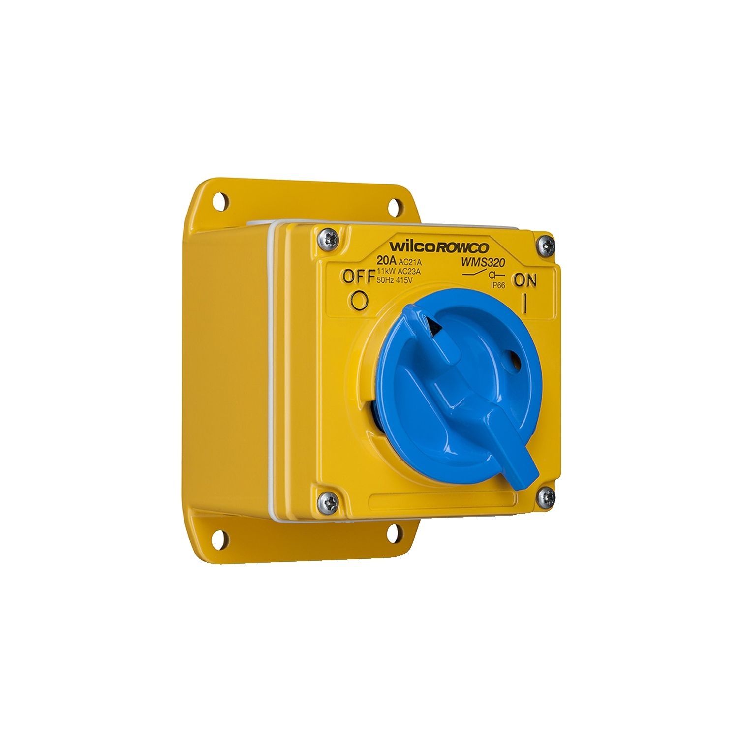 Picture of Switch, Metal Clad, Double Pole, 10A, 240V, Made of Cast Aluminium
