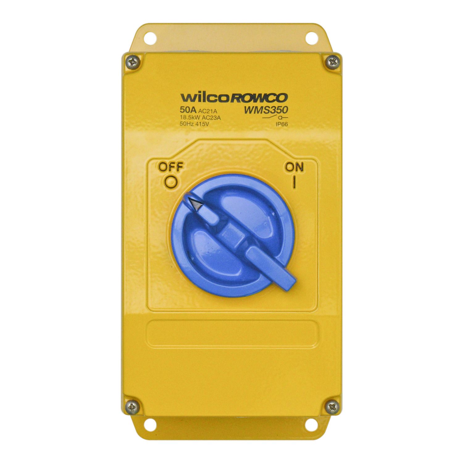 Picture of Switch, Metal Clad, 4 Pole, 50A, 415V, SB BSMT Cast Aluminium Material