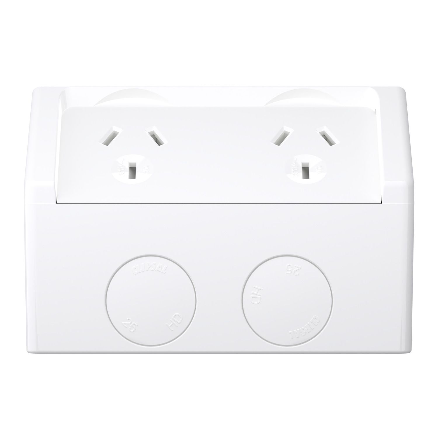 Picture of Socket, Weathershield, Twin, 10A, 250VAC, IP54