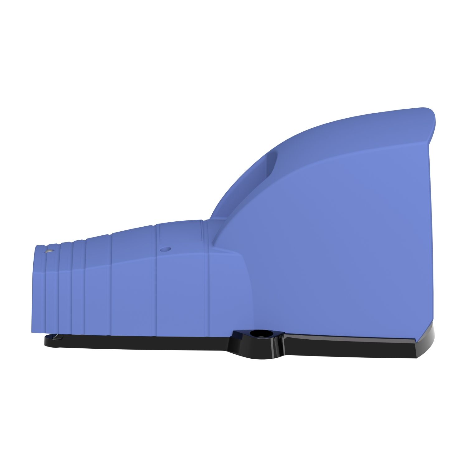 Picture of Single foot switch, Harmony XPE, plastic, blue, with cover, 1 step, 2 contacts 1NC+NO, IP66