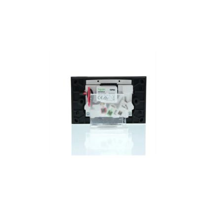 Picture of Double Power Point, Saturn Zen, Single USB Charger, Horizontal Mount, 250V, 10A