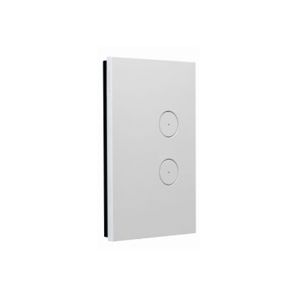 Picture of Push Button Switch, Saturn Zen, LED, 2 Gang, 250V, 16AX/20A