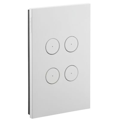 Picture of Push Button Switch, Saturn Zen, LED 4 Gang, 250V, 16AX/20A